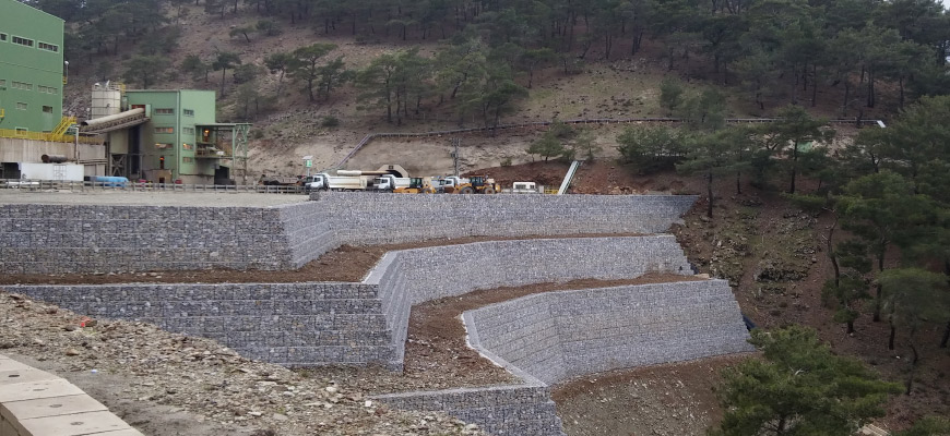 Geosentetik Donatılı Terramesh Sistem İstinat Duvarı